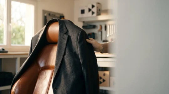 Gros plan élégant sur une housse de siège auto protégeant une sellerie en cuir dans un habitacle soigné